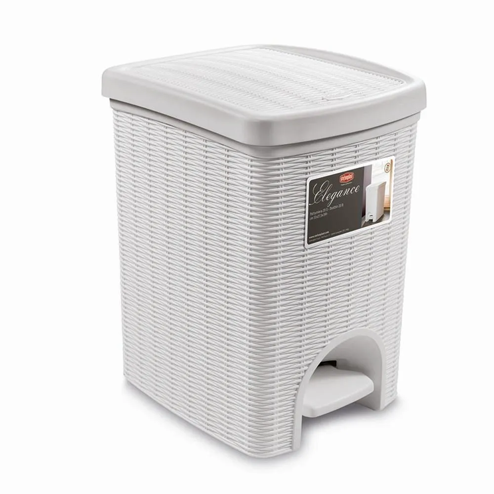 Elegance Dustbin Large 20L White