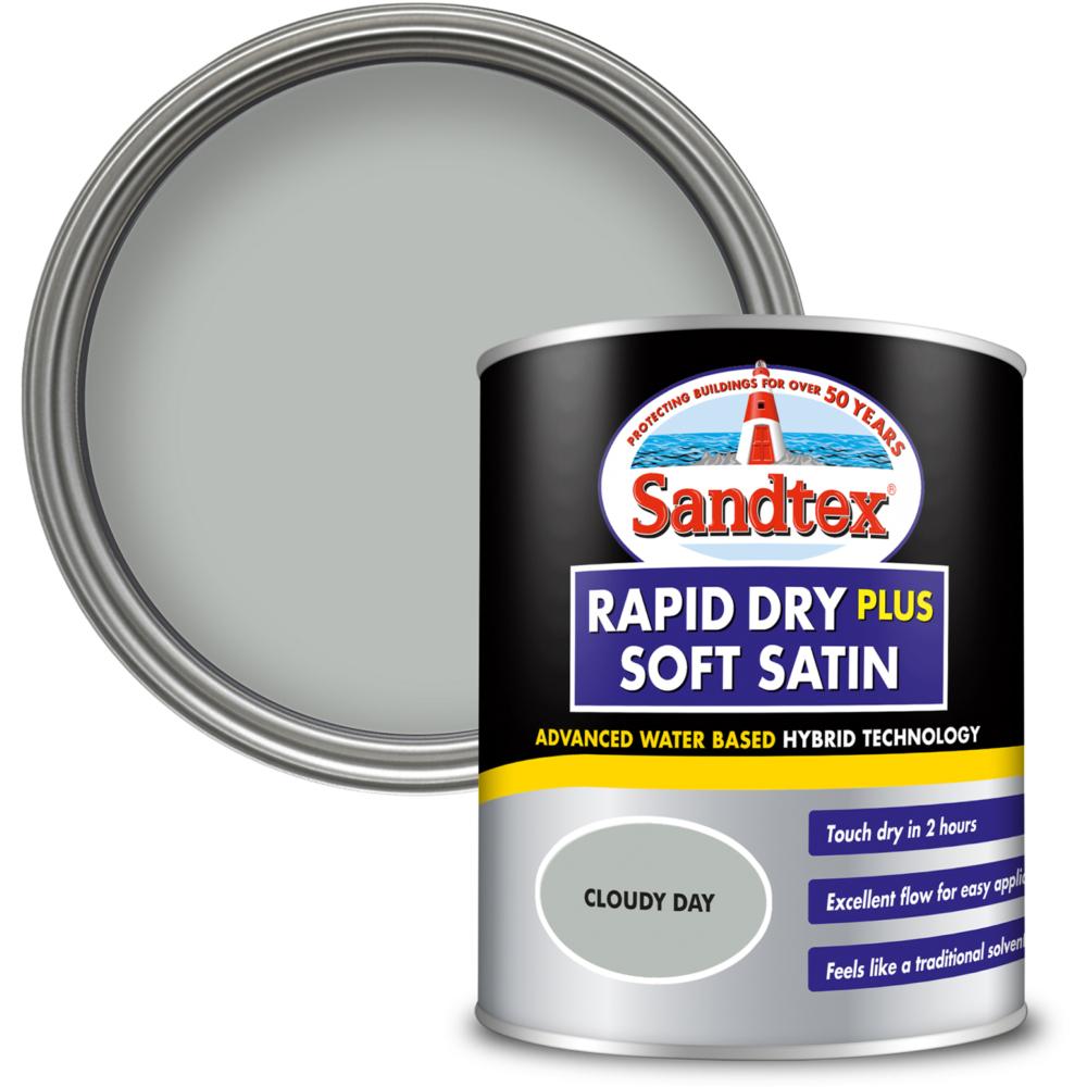 Sandtex Rapid Dry Satin Cloudy Day 750ml