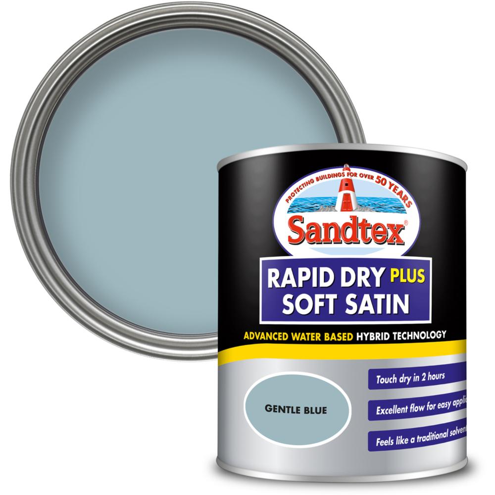 Sandtex Rapid Dry Satin Gentl Blue 750ml