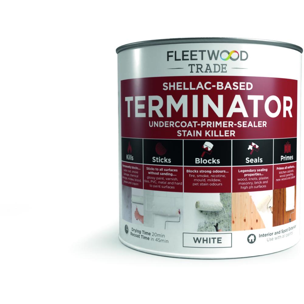 Fleetwood 1L Terminator Shellac Primer Brilliant White