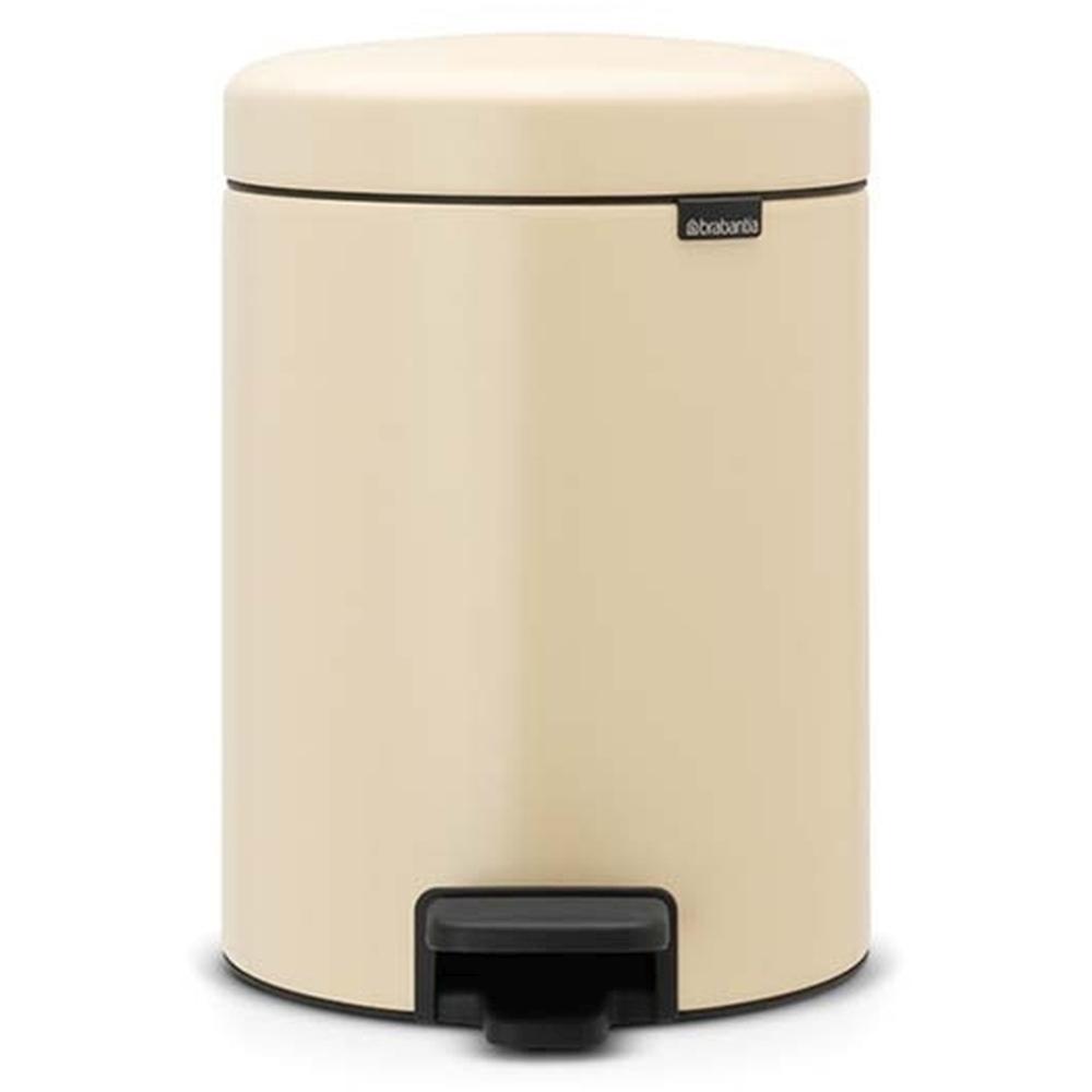 Brabantia New Icon Pedal Bin 5L Almond