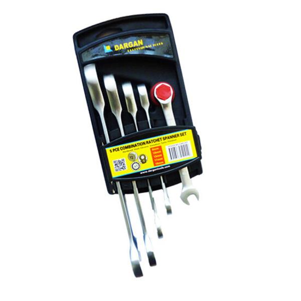 Dargan Combination Ratchet Spanner Set 5Pce