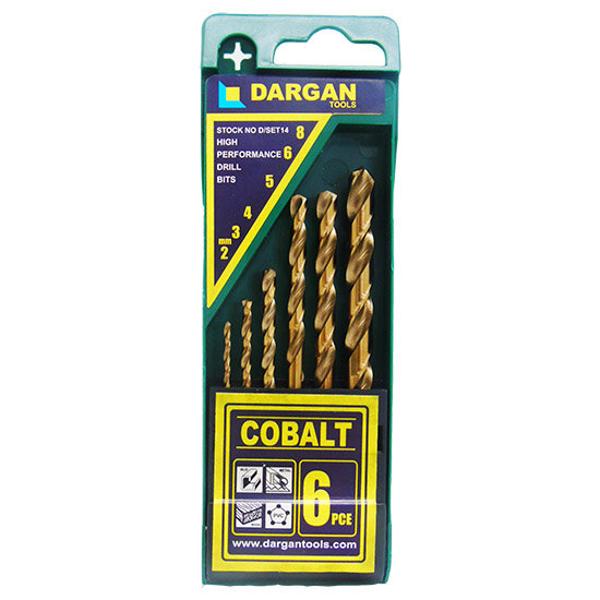 Dargan Cobalt Drill Bit Set 6Pce