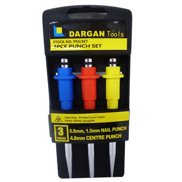 Dargan Nail & Punch Set 3Pce