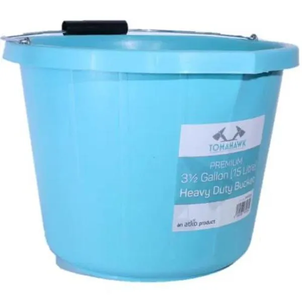 Tomahawk Plastic H/Duty Bucket 15L