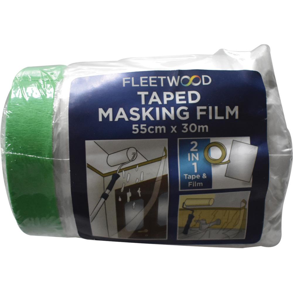 Fleetwood 55cm X 30M Taped Masking Film