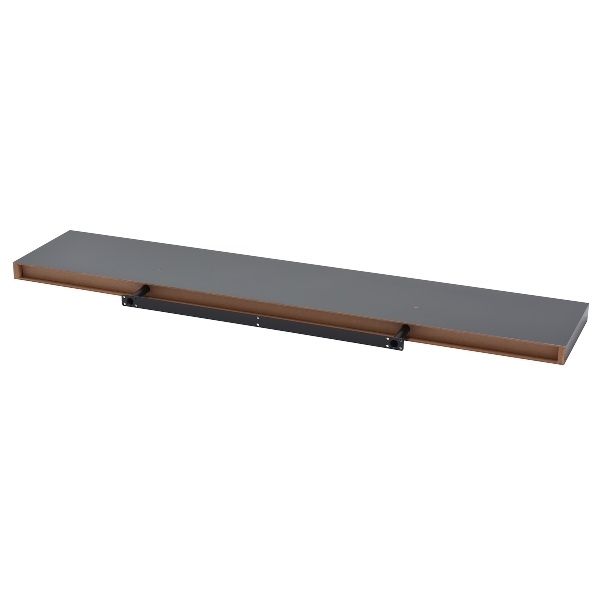 Duraline Float Shelf 118 X 23.5cm High Gloss Grey