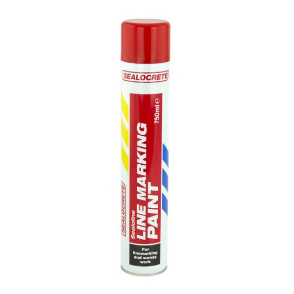 Sealocrete Line Marking Paint 750ml Red