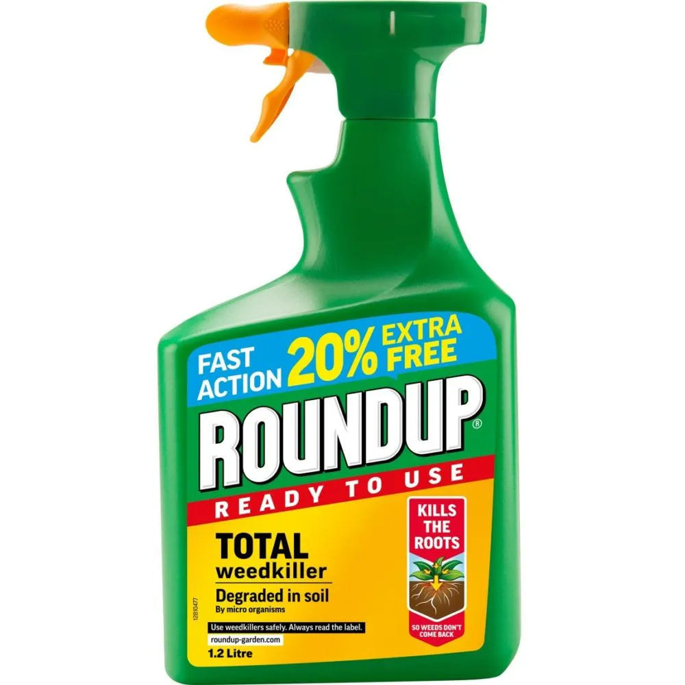 Roundup Total Fast Action Weedkiller Gun 1L +20%