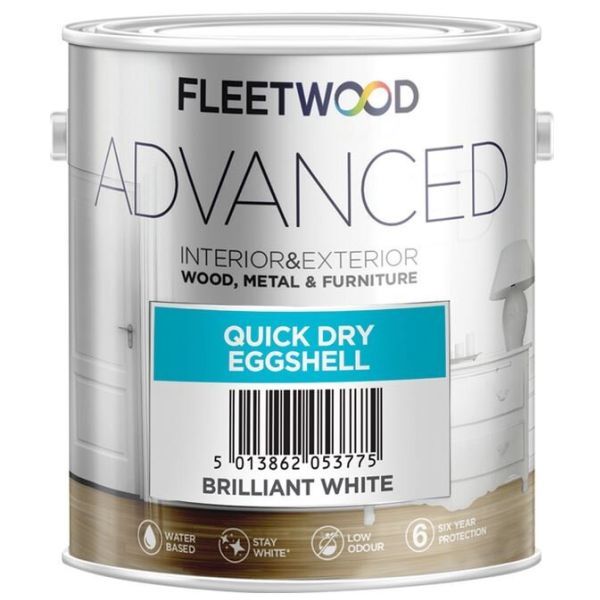 Fleetwood Advanced Quick Dry Eggshell 500ml White