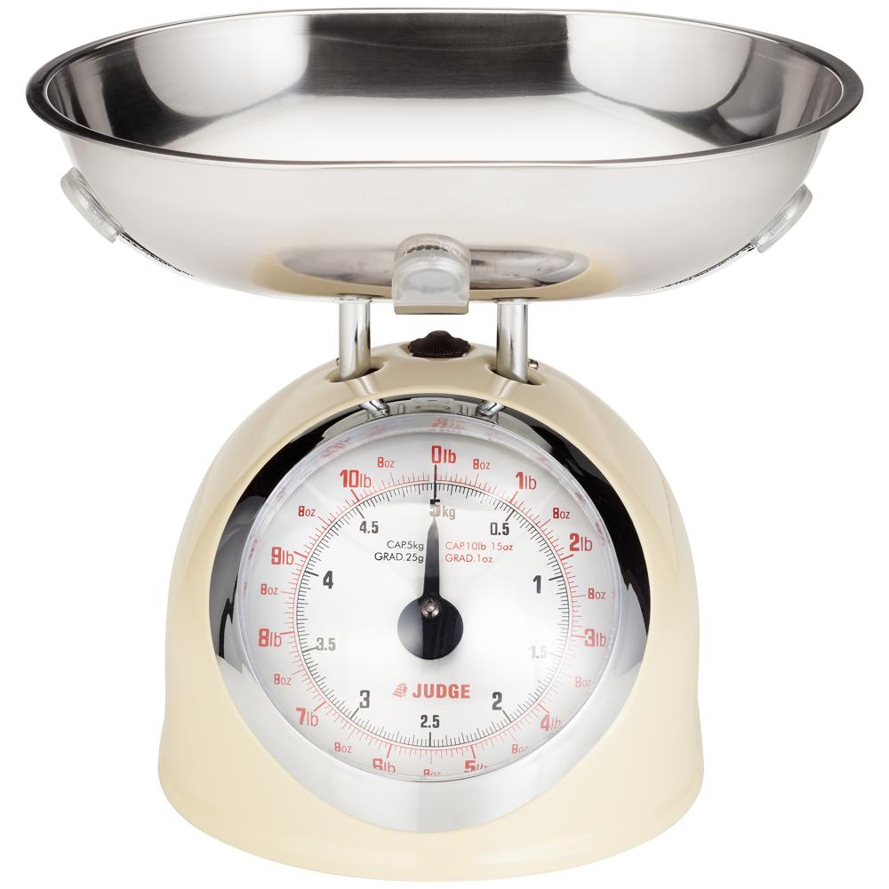 Judge Kitchen, 5.0kg Traditional Scale, Cream