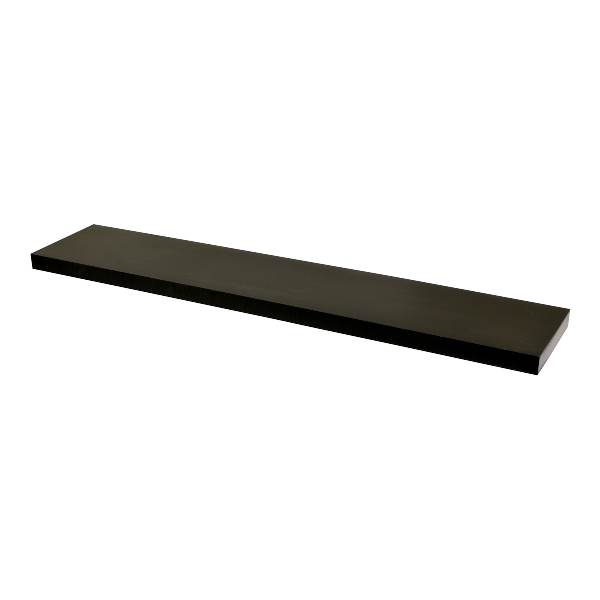 Duraline Float Shelf 118 X 23.5cm Black