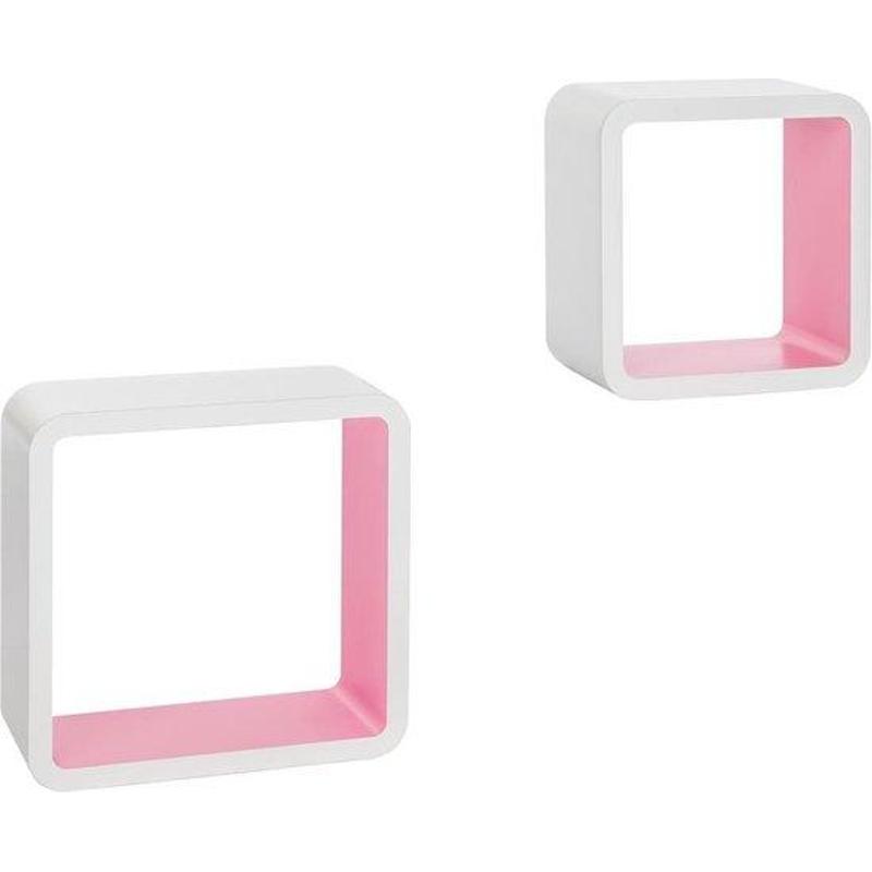 Duraline Double Cube White/Pink (26 X 20 & 20 X 20cm)