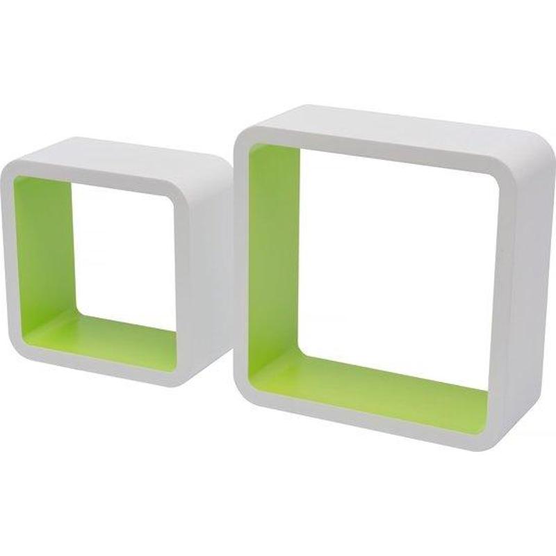 Duraline Double Cube White/Green (26 X 20 & 20 X 20cm)