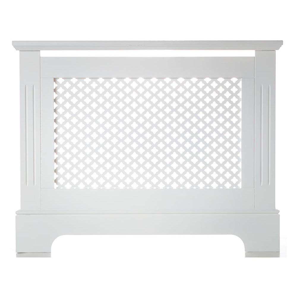 Tema Georgian White Radiator Cover Medium