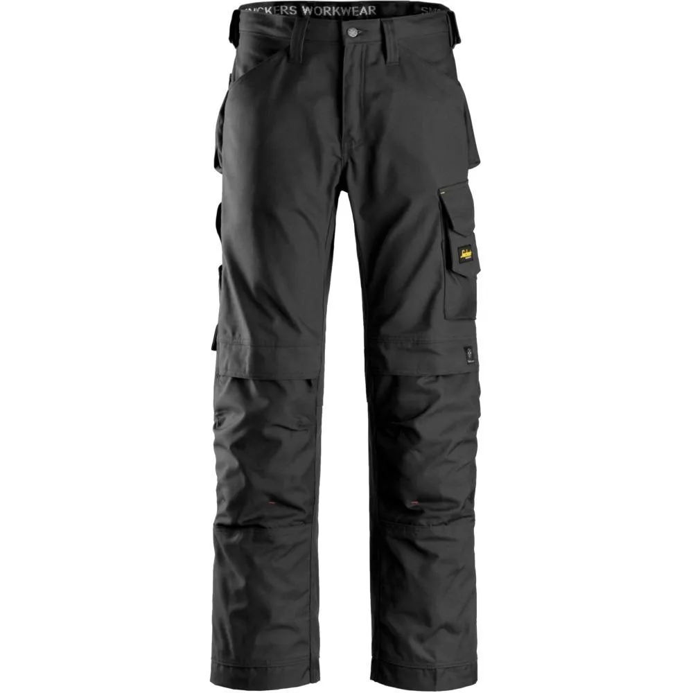 Snickers - Craftsmen Trousers, Canvas+ - BlackBlack