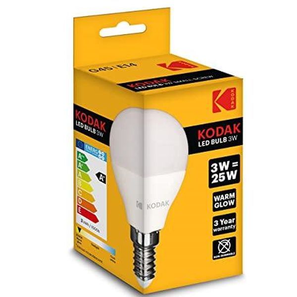 Kodak Led Golf Ball Bulb 6W Ses - 2 Pack