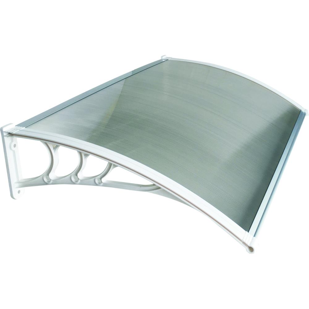 Blackspur Door Canopy White - 120cm X 80cm