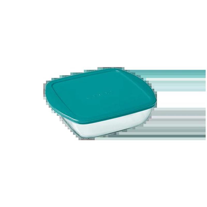 Pyrex Cook & Store Square Dish 20X17X6cm 1L C/W Lid