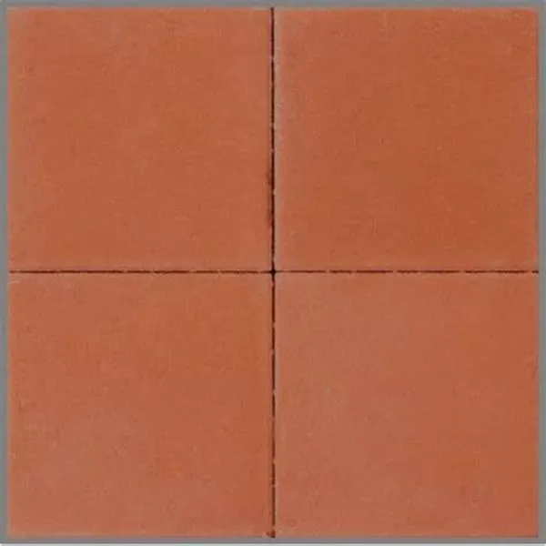 Barleystone Paving Slab 400 X 400 X 40mm Brinde - Each- Red/Black