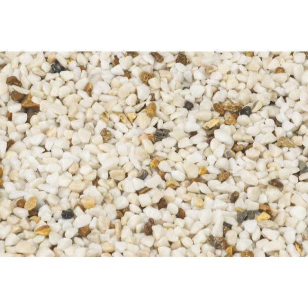Barleystone White Marble 10% Brown 10mm Garden Stone 25kgs