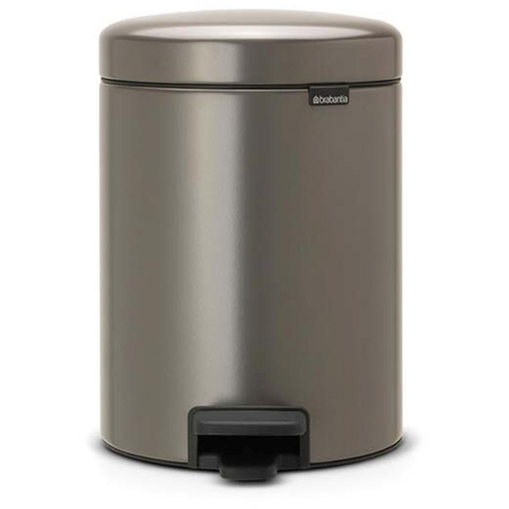 Brabantia Newicon Stainless Steel Pedal Bin 5L Platinum