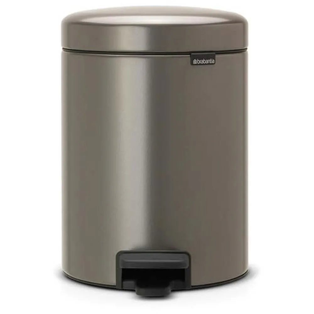 Brabantia Newicon Stainless Steel Pedal Bin 5L Platinum
