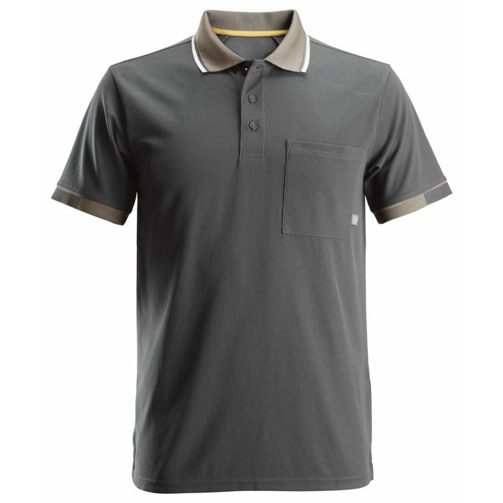 Snickers - Allroundwork, 37.5 Short Sleeve  Polo Shirt - Steel Grey