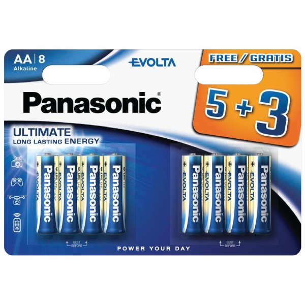 Panasonic Evolta Lro3Ege8Wb 8Pk