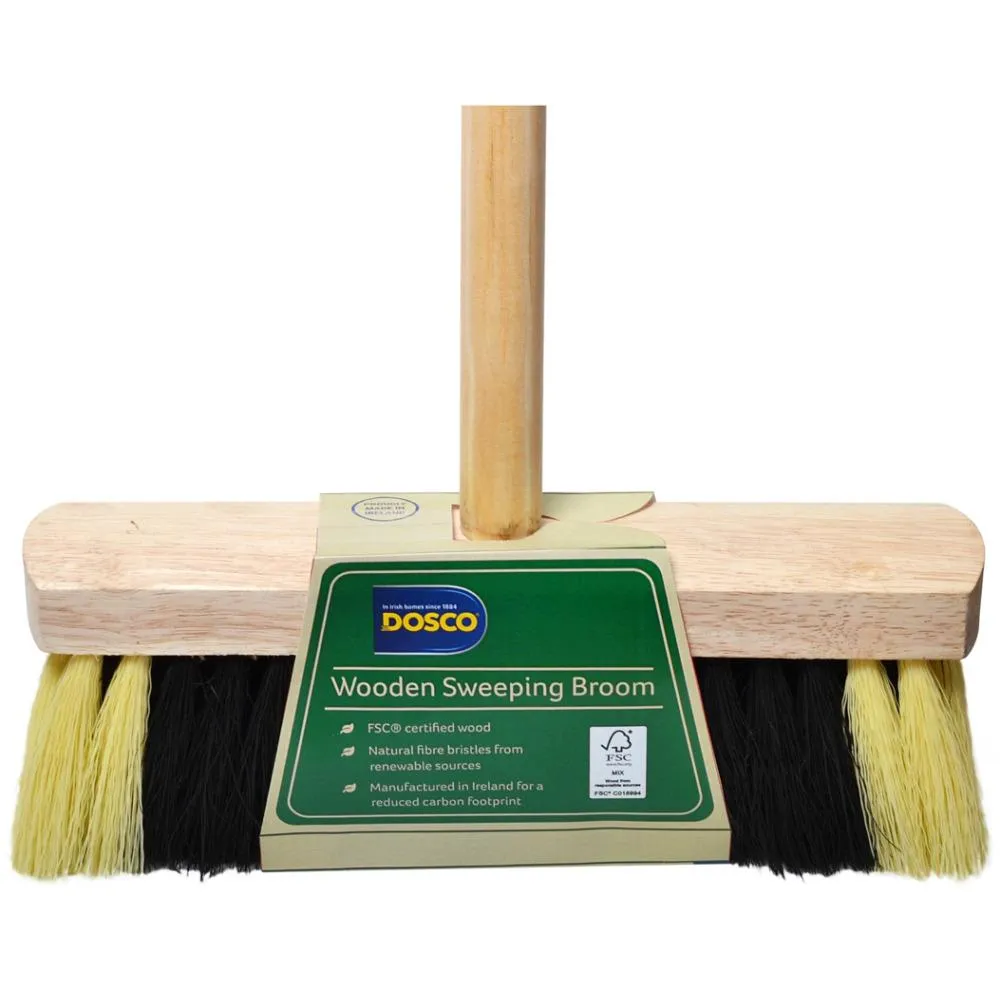 Dosco Sweeping Brush Black & White 11"