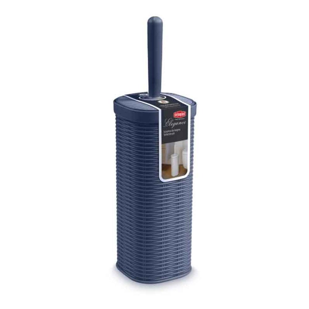 Elegance Toilet Brush & Holder Navy Blue