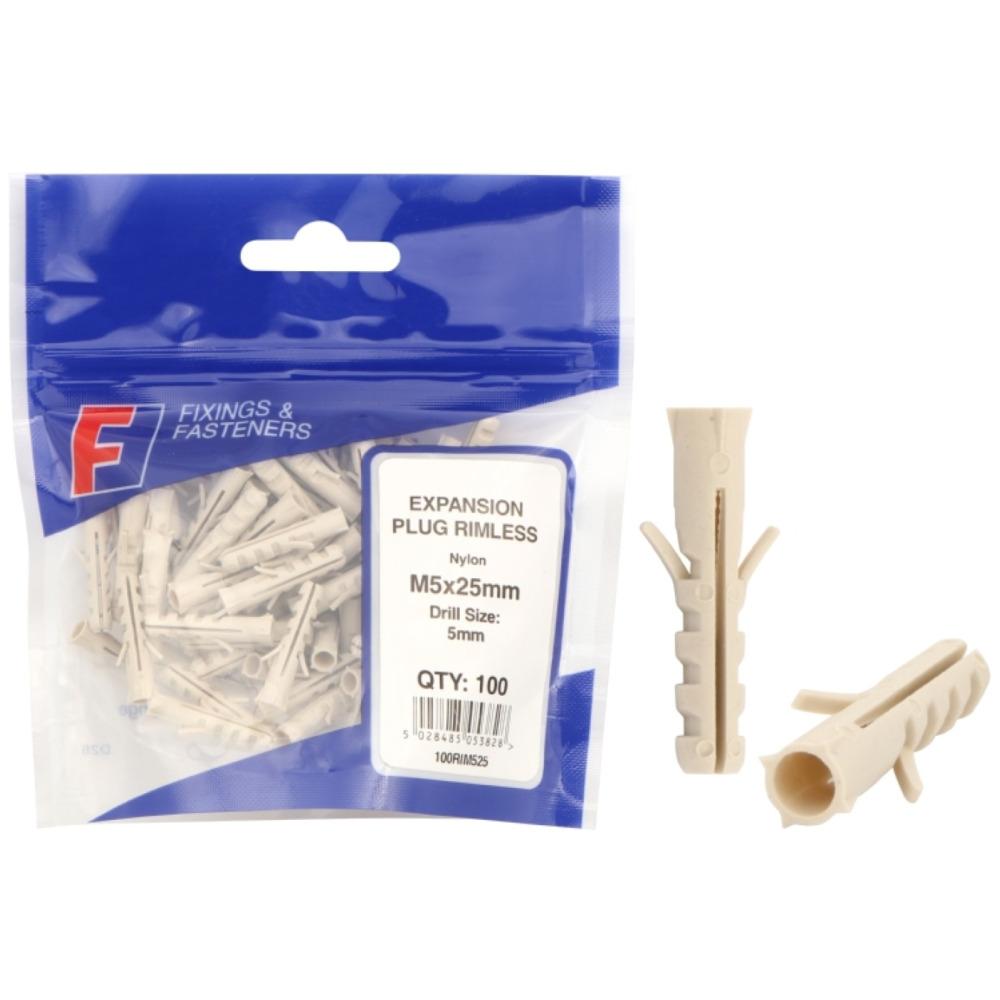 Forgefix Prepack Expansion Plug Rimless M14X75mm (Bag25)