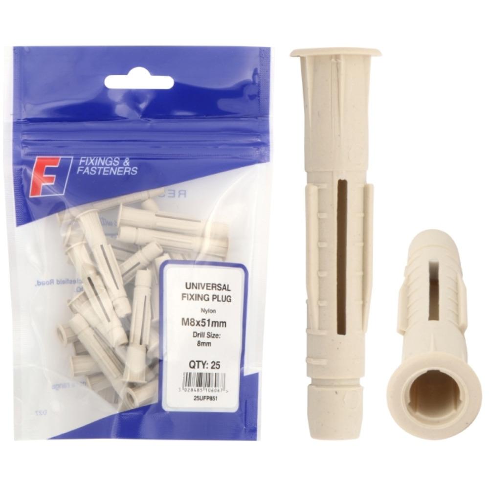 Forgefix Prepack Universal Fixing Plug M10X61mm (Bag25)