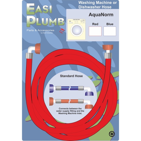 Easi Plumb Appliance Hose 1.5M Red