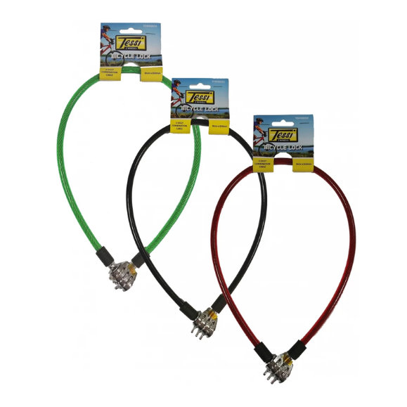 Tessi 8mm X 650mm Combo Cable Lock