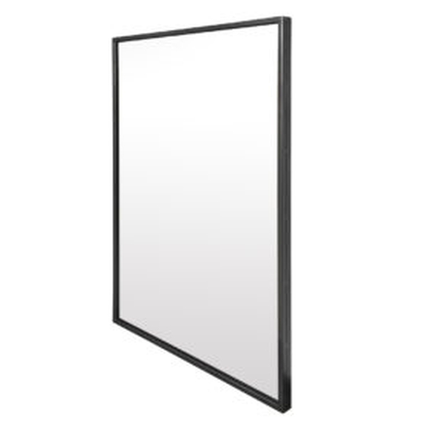 Tema Porto Black Framed Rectangular Mirror