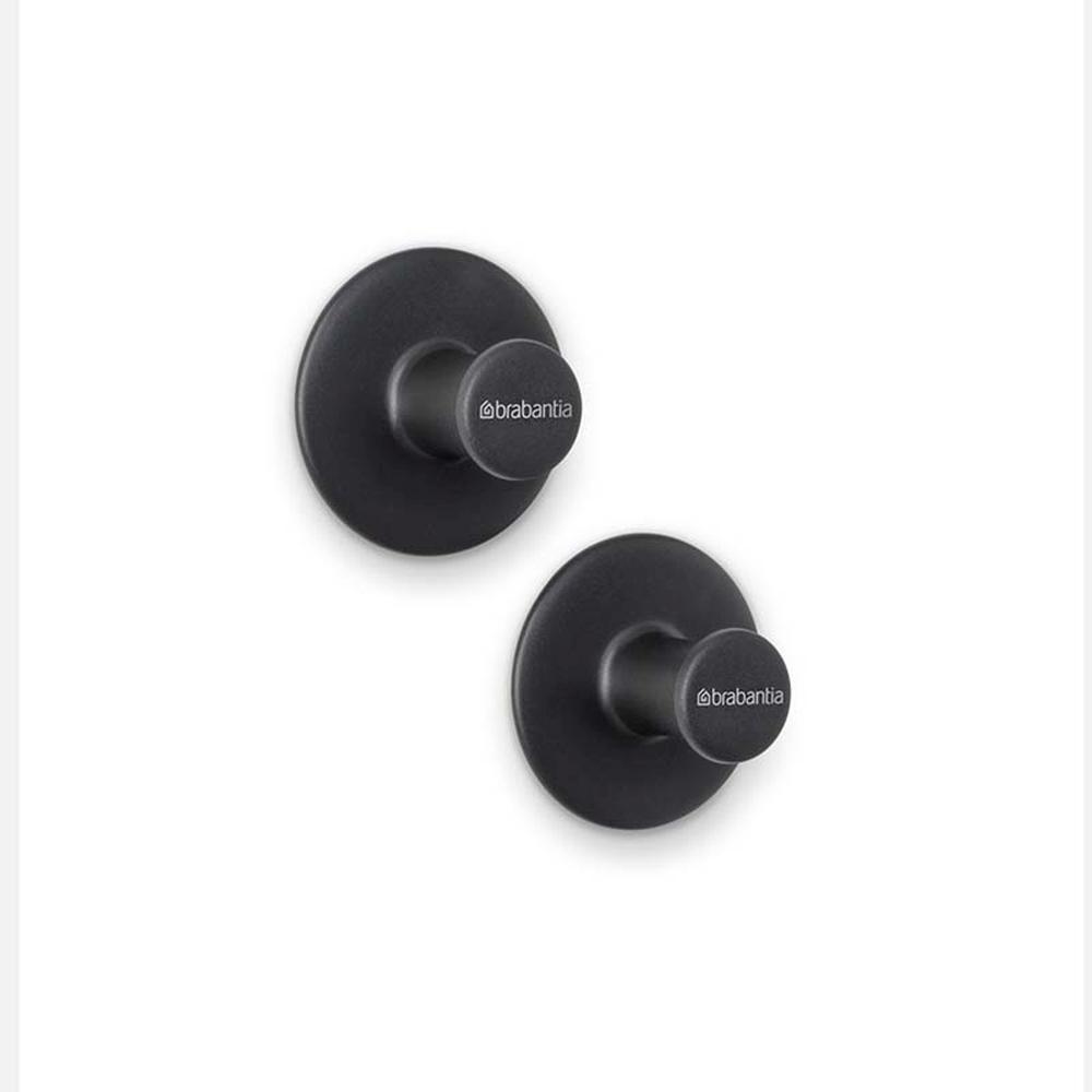 Brabantia Towel Hook (2) Dark Grey