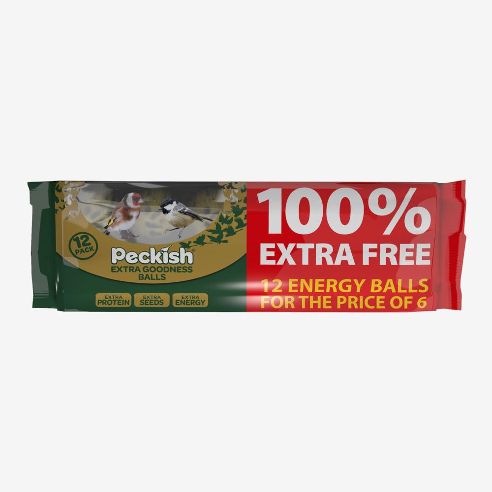 Peckish Extra Goodness Energy Balls 6 Pack Plus 6 Extra Free