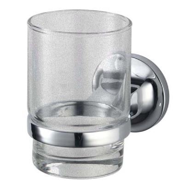 Tema Malmo Tumbler Holder Chrome W Glass Tumbler