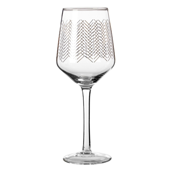 Jazz Hand Blown Wine Glasses Set Of 4