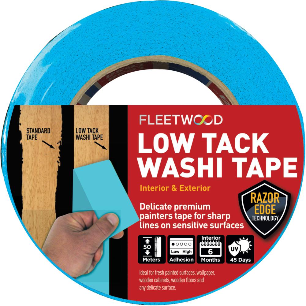 Fleetwood 1" Low Tack Washi Tape