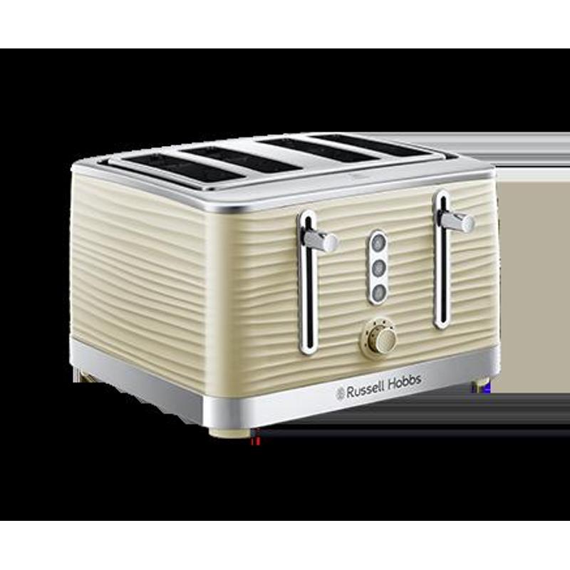 Russell Hobbs Inspire Cream 4 Slice Toaster