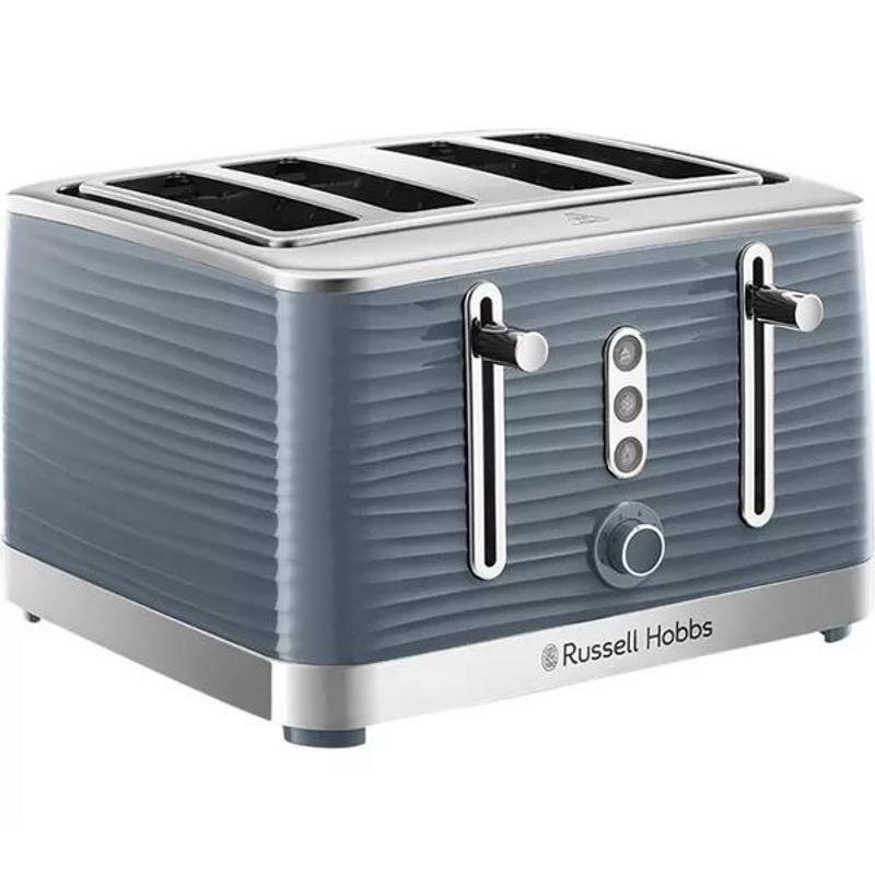 Russell Hobbs Inspire Grey 4 Slice Toaster