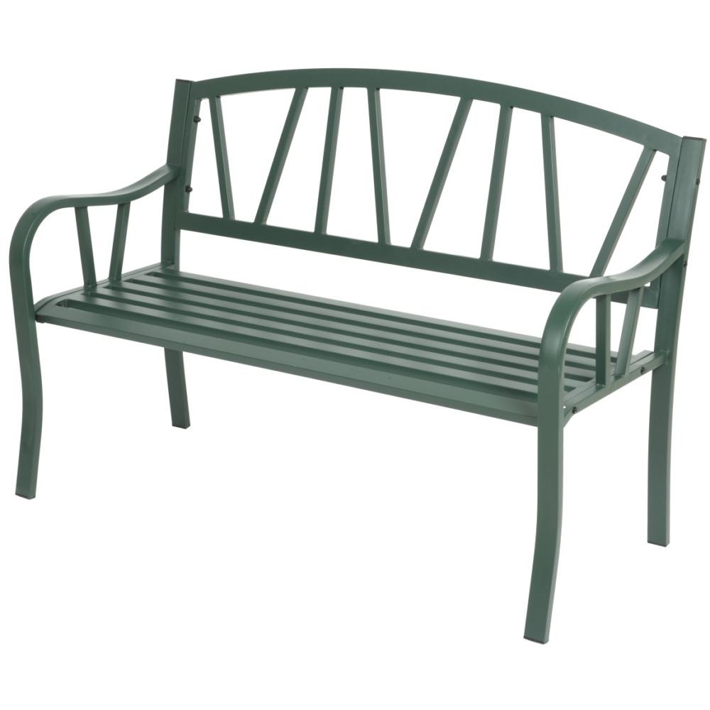 Kaemingk Houston 2 Seater Garden Bench - Green