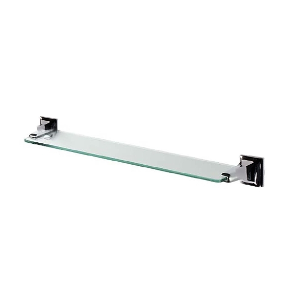 Tema Roma Glass Shelf With Chrome Fittings