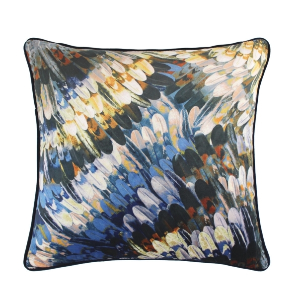 Scatterbox Kingfisher 43X43cm Navy/Ochre