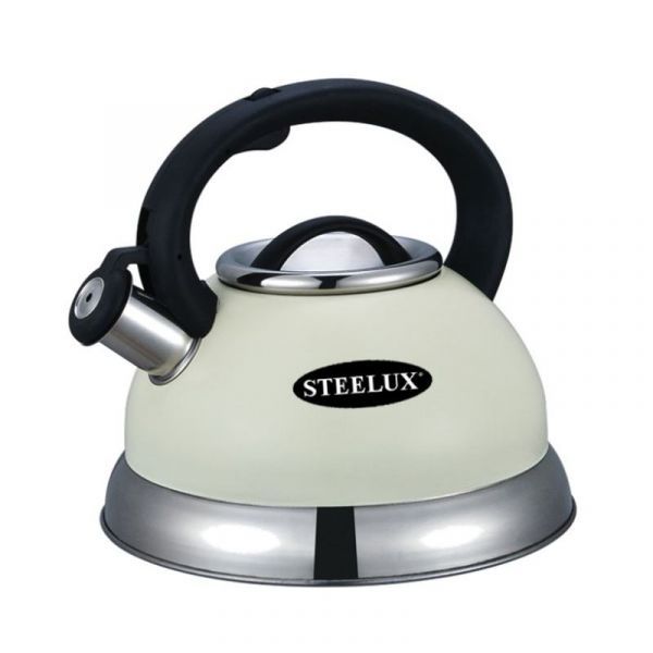 Steelex Cream Whistling Kettle 2.7L