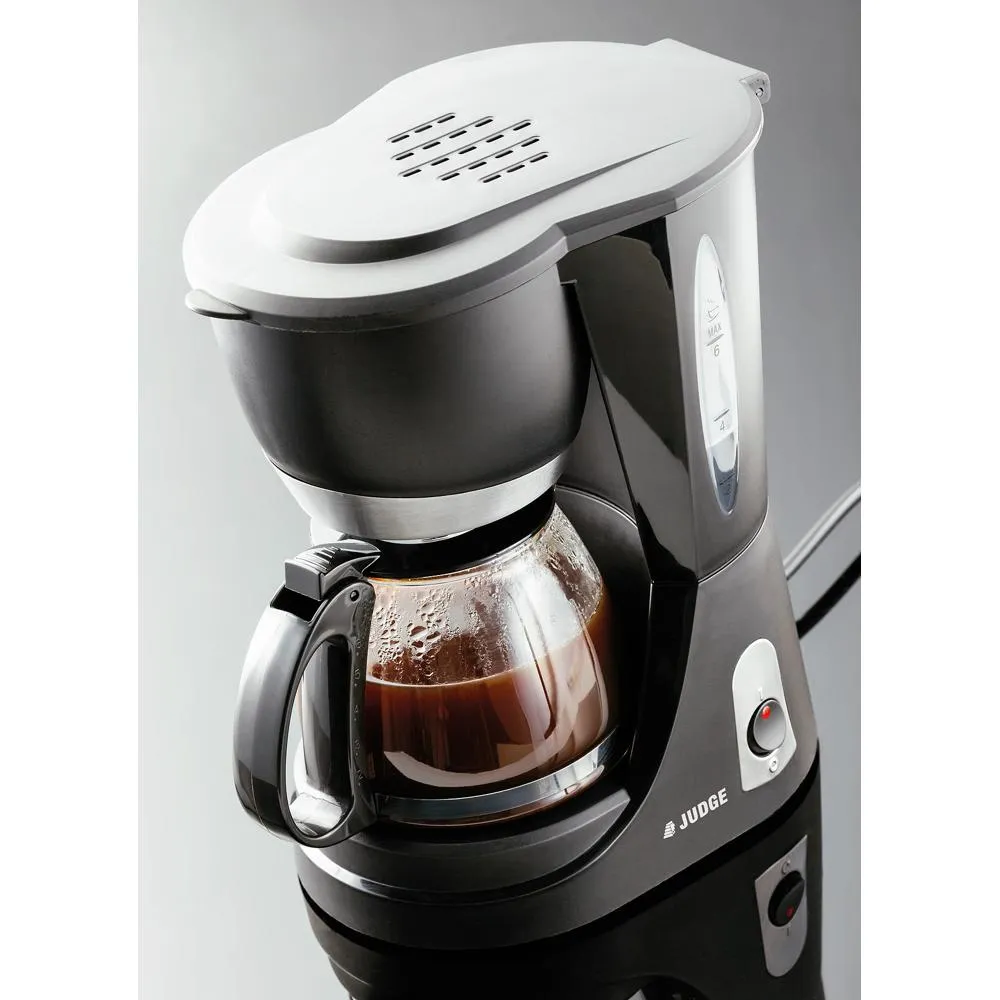Judge Electricals, 6 Cup Filter Coffee Machine, Glass Jug