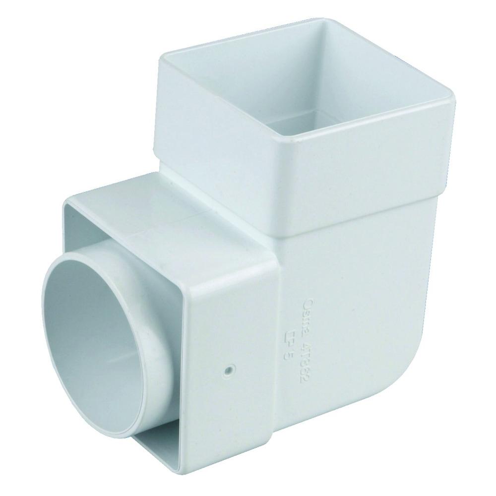 Rainwater Squareline Osrsq Pvc-U Bend 90 White 61mm
