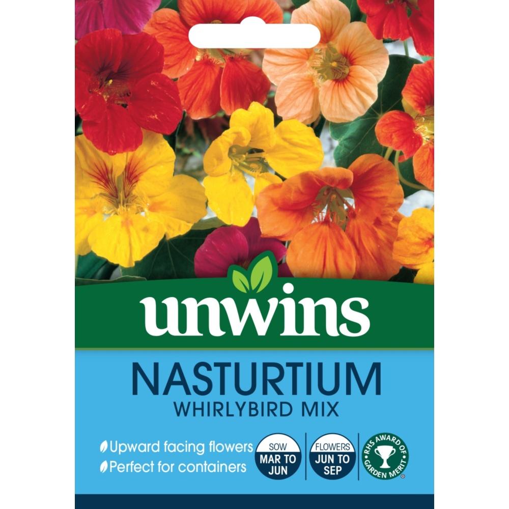 Unwins Nasturtium Whirlybird Mix